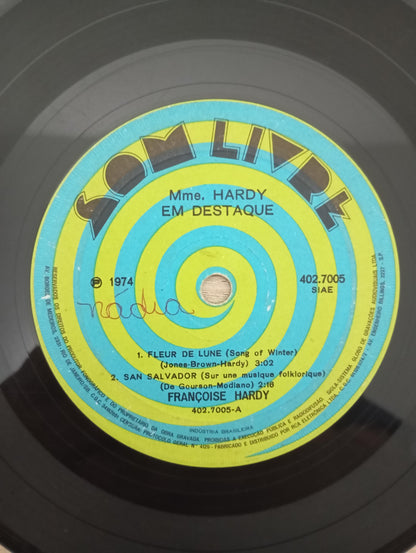 Compacto Vinil Françoise Hardy Mme. Hardy Em Destaque