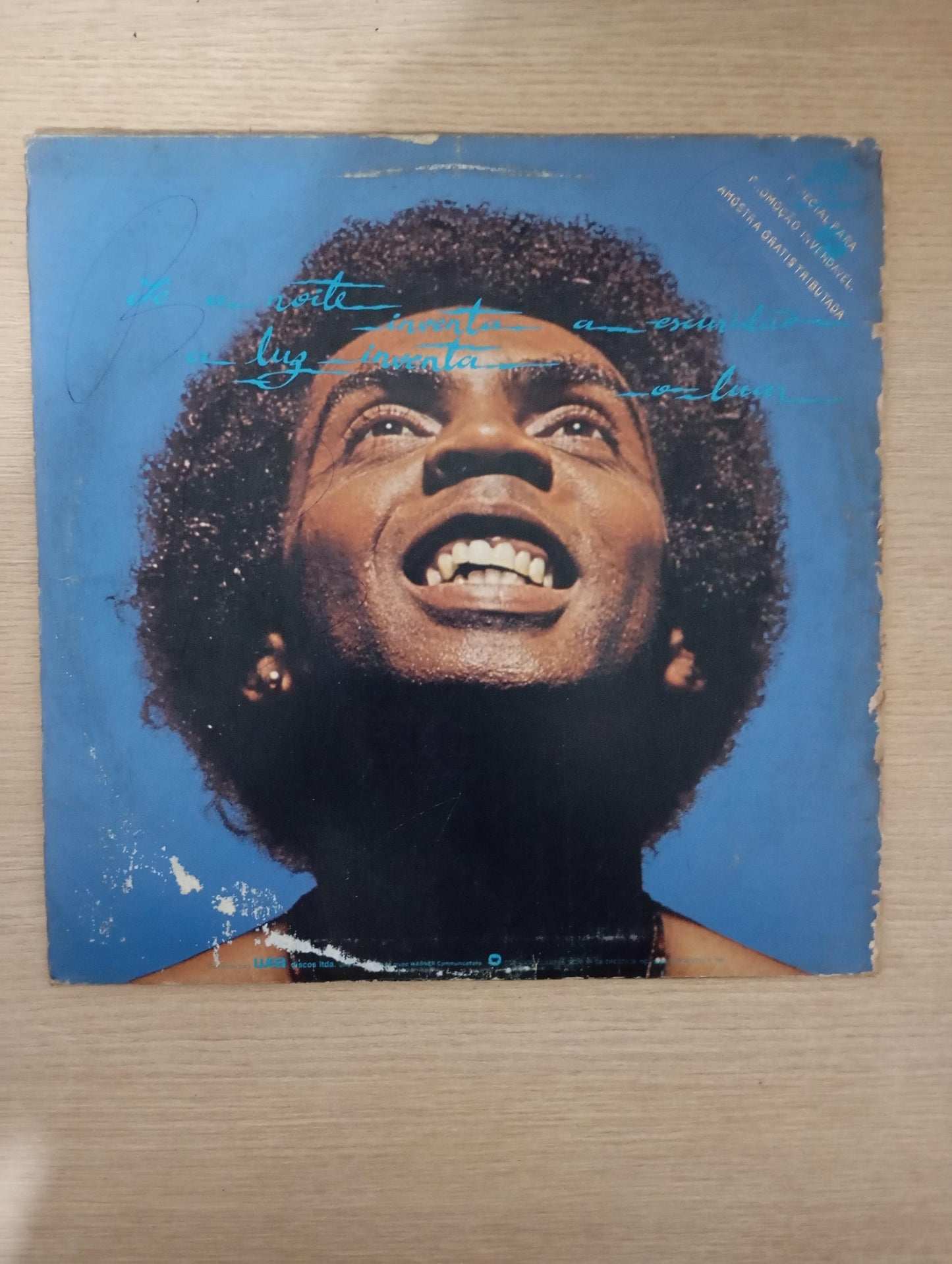 Lp Vinil Gilberto Gil Luar Com Encarte, Leia