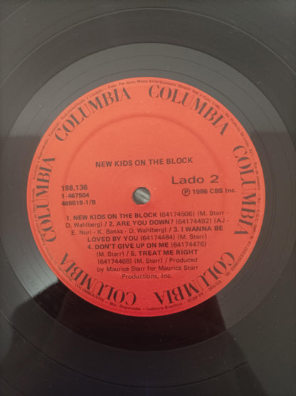 Lp Vinil New Kids On The Block None Com Encarte