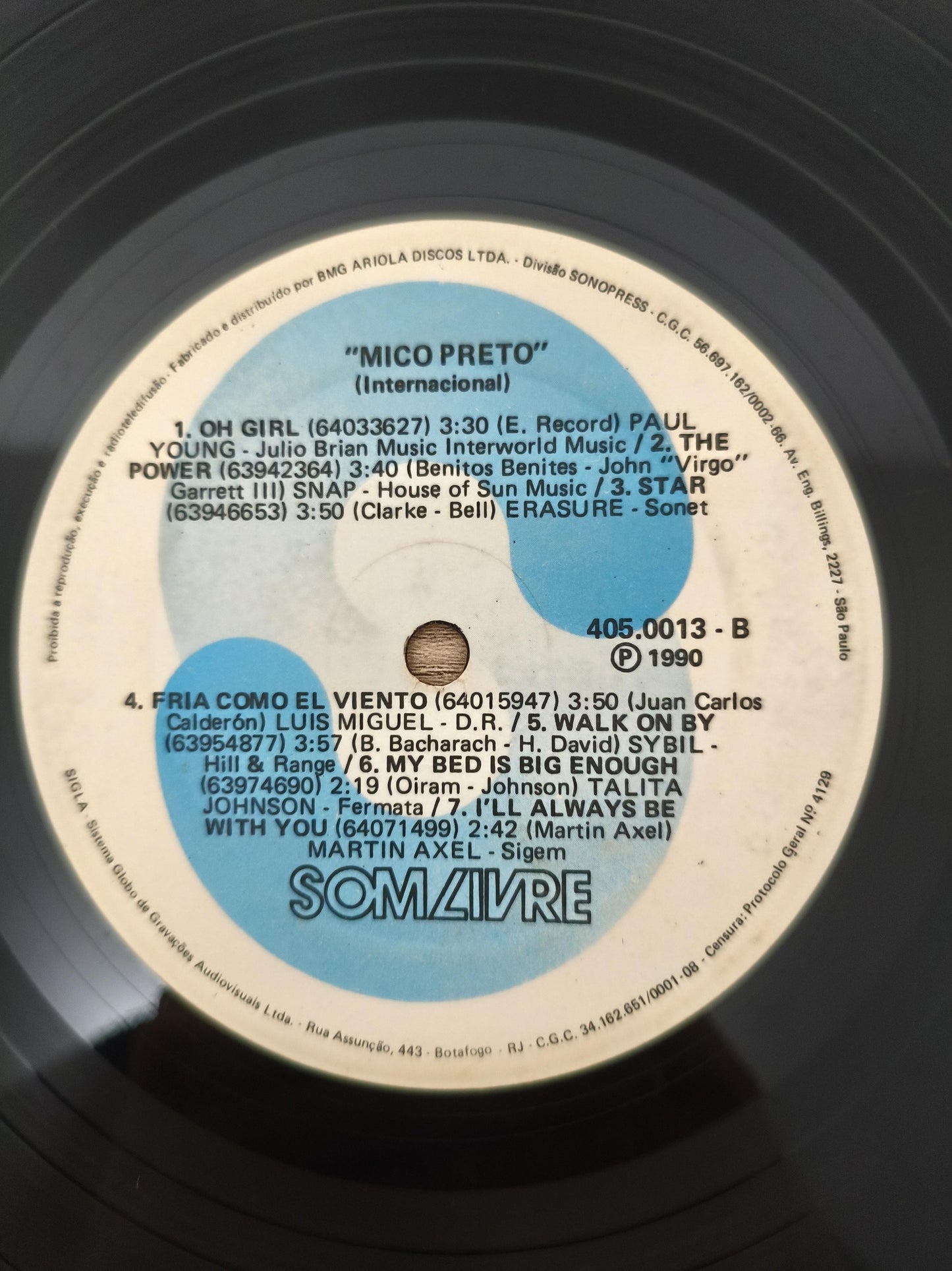 Lp Vinil Mico Preto Internacional