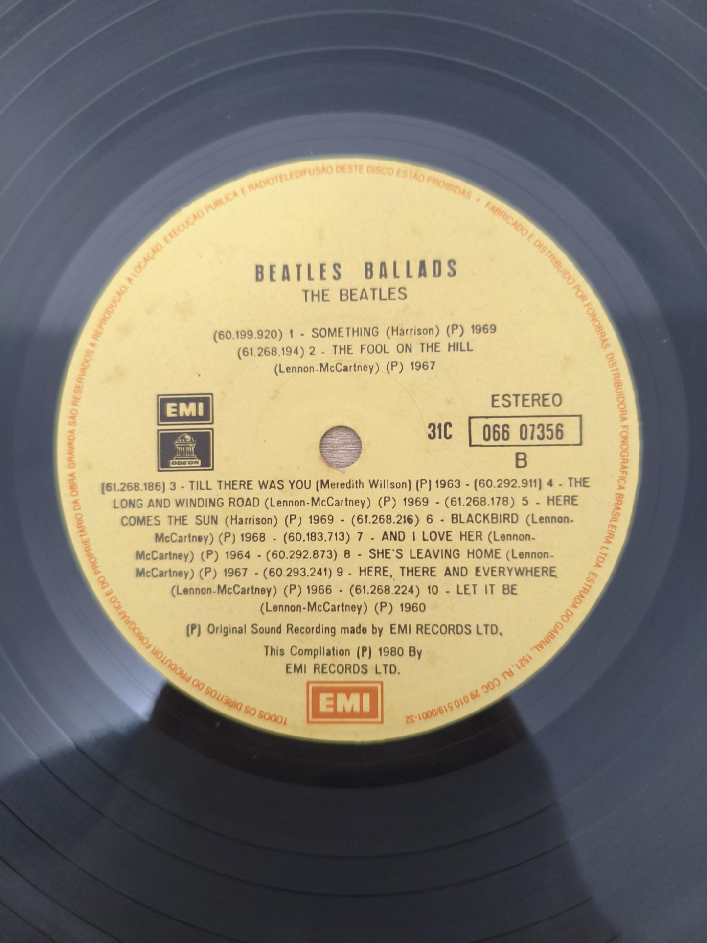 Lp Vinil The Beatles Ballads 20 Original Tracks