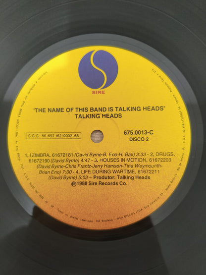Lp Vinil Talking Heads Name This Band Is Duplo Com Encartes