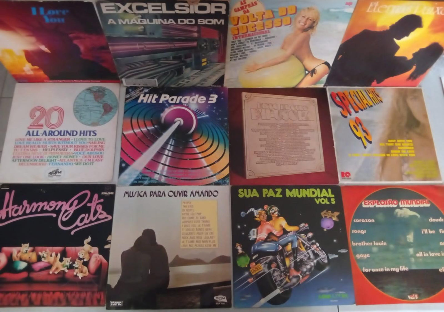 Lp Vinil Lote 12 Unidades Pop Internacional