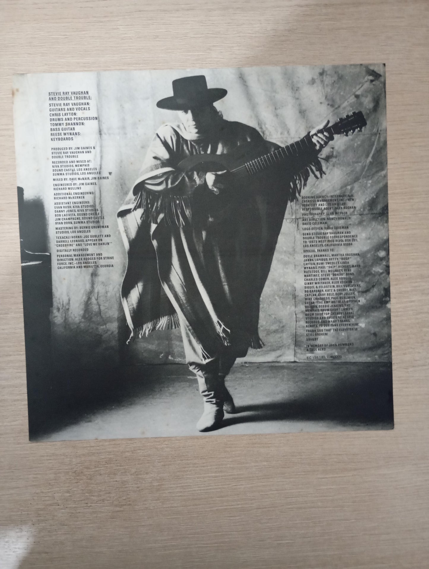 Lp Vinil Stevie Ray Vaughan Double Trouble In Step C Encarte