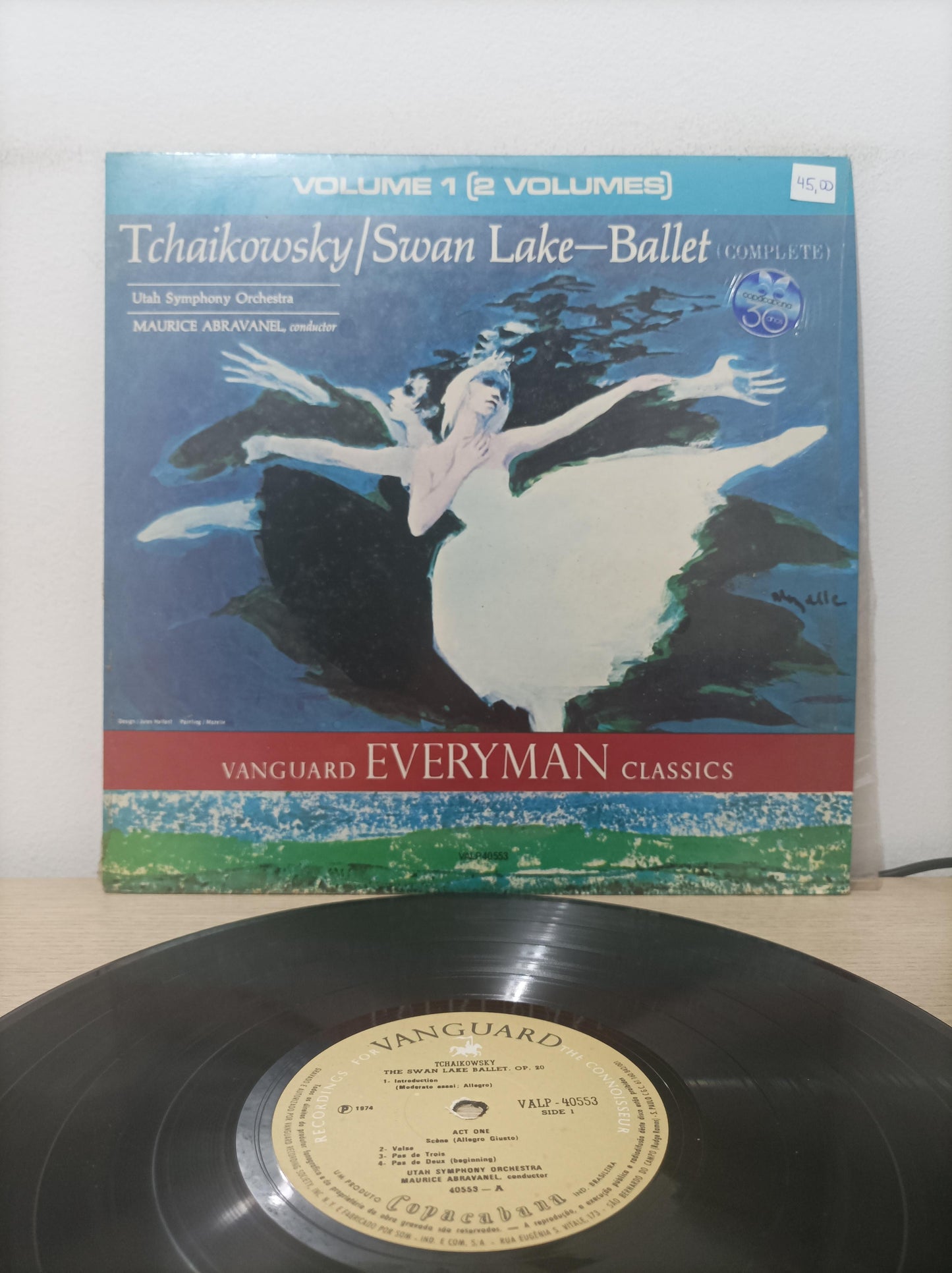 Lp Vinil Tchaikowsky The Swan Lake Ballet Vol. 1
