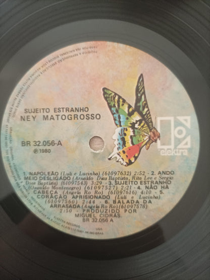 Lp Vinil Ney Matogrosso Sujeito Estranho