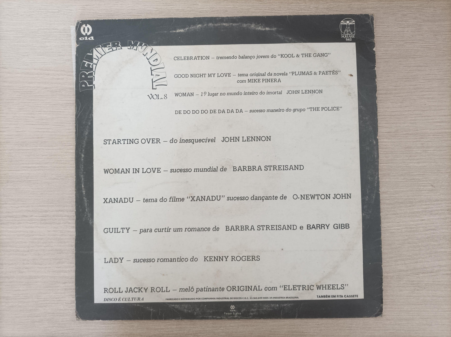 Lp Vinil Premier Mundial Vol. 8