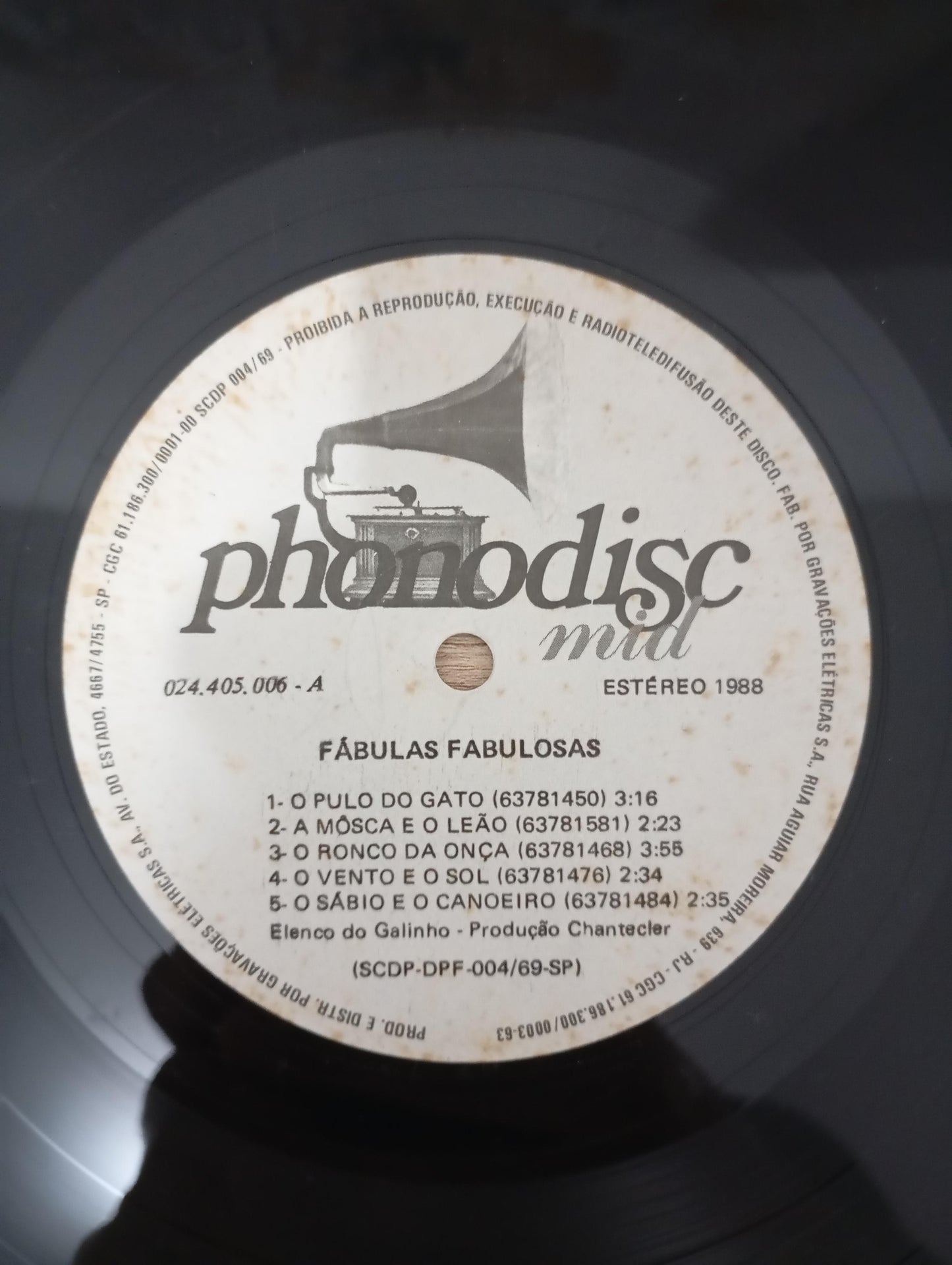 Lp Vinil Fábulas Fabulosas