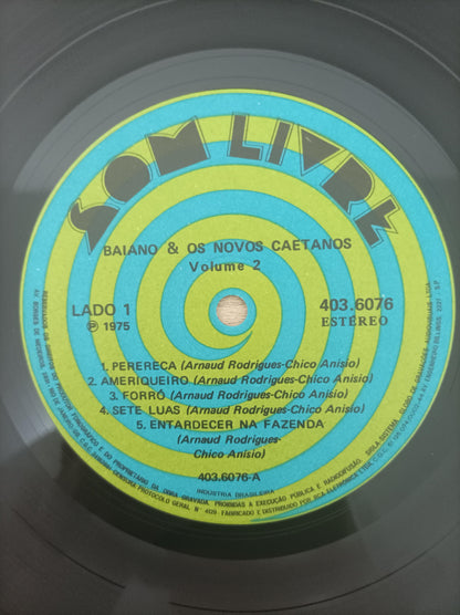 Lp Vinil Baiano & Os Novos Caetanos Vol. 2