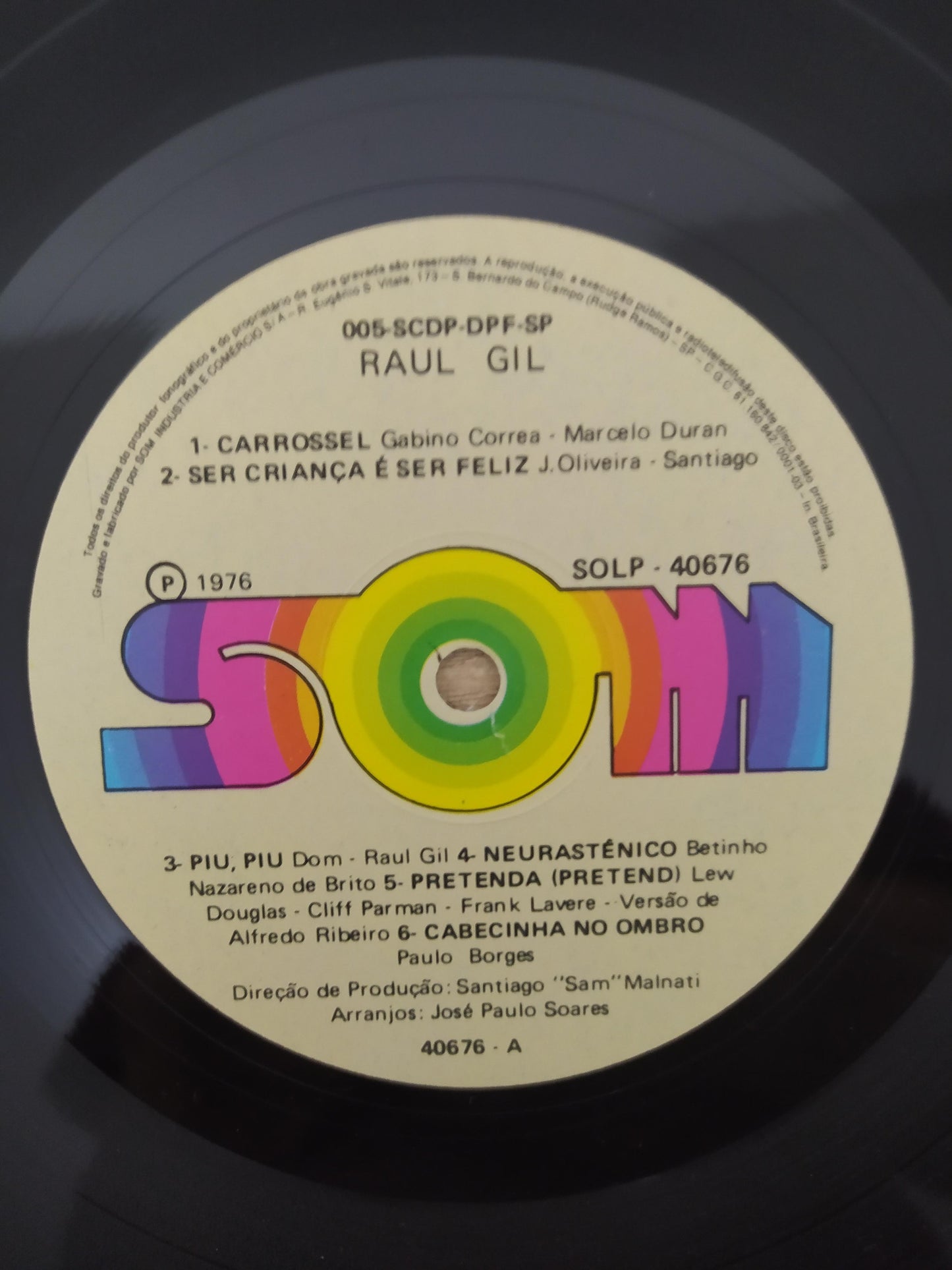 Lp Vinil Raul Gil 1976