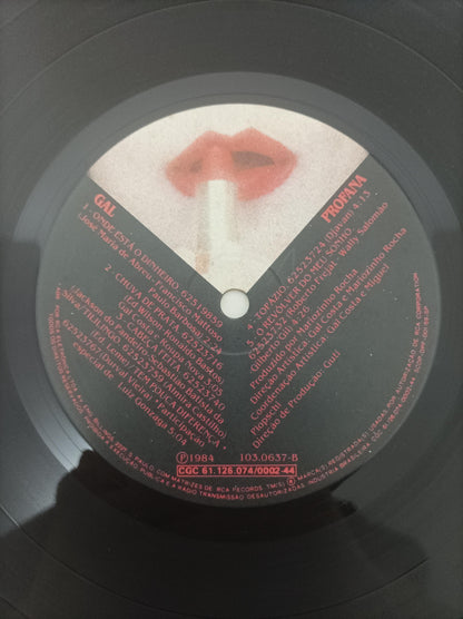 Disco Vinil Profana Gal Costa Com Encarte A
