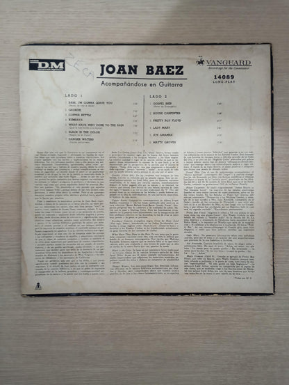 Lp Vinil Joan Baez In Concert Acompañandose Guitarra Import