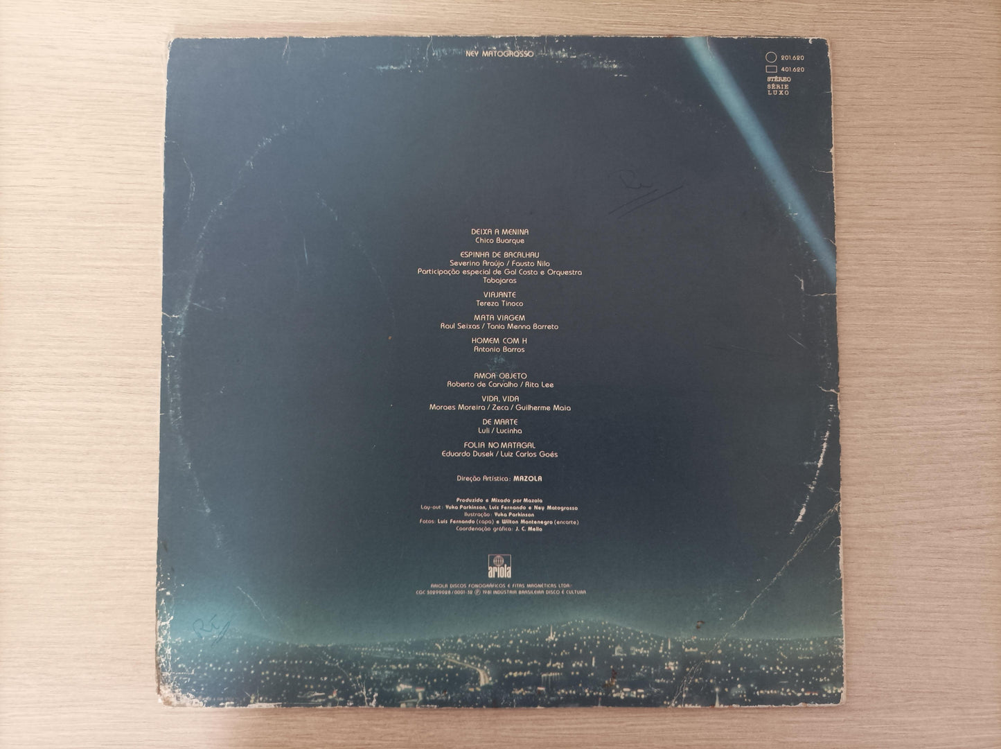 Lp Vinil Ney Matogrosso 1981 Com Encarte