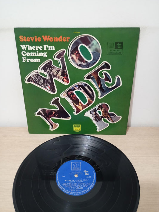 Lp Vinil Stevie Wonder Where I'm Coming From Capa Dupla