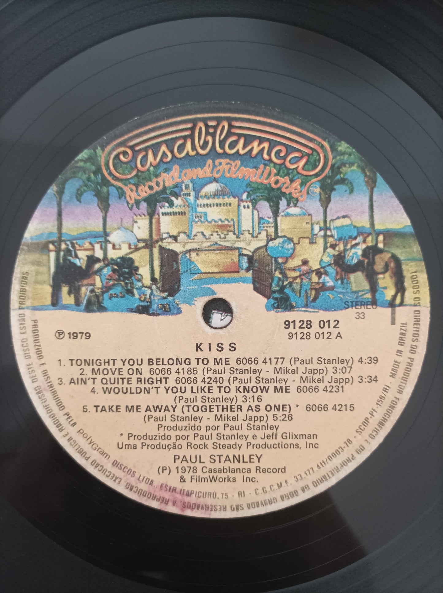 Lp Vinil Kiss Paul Stanley Com Encarte