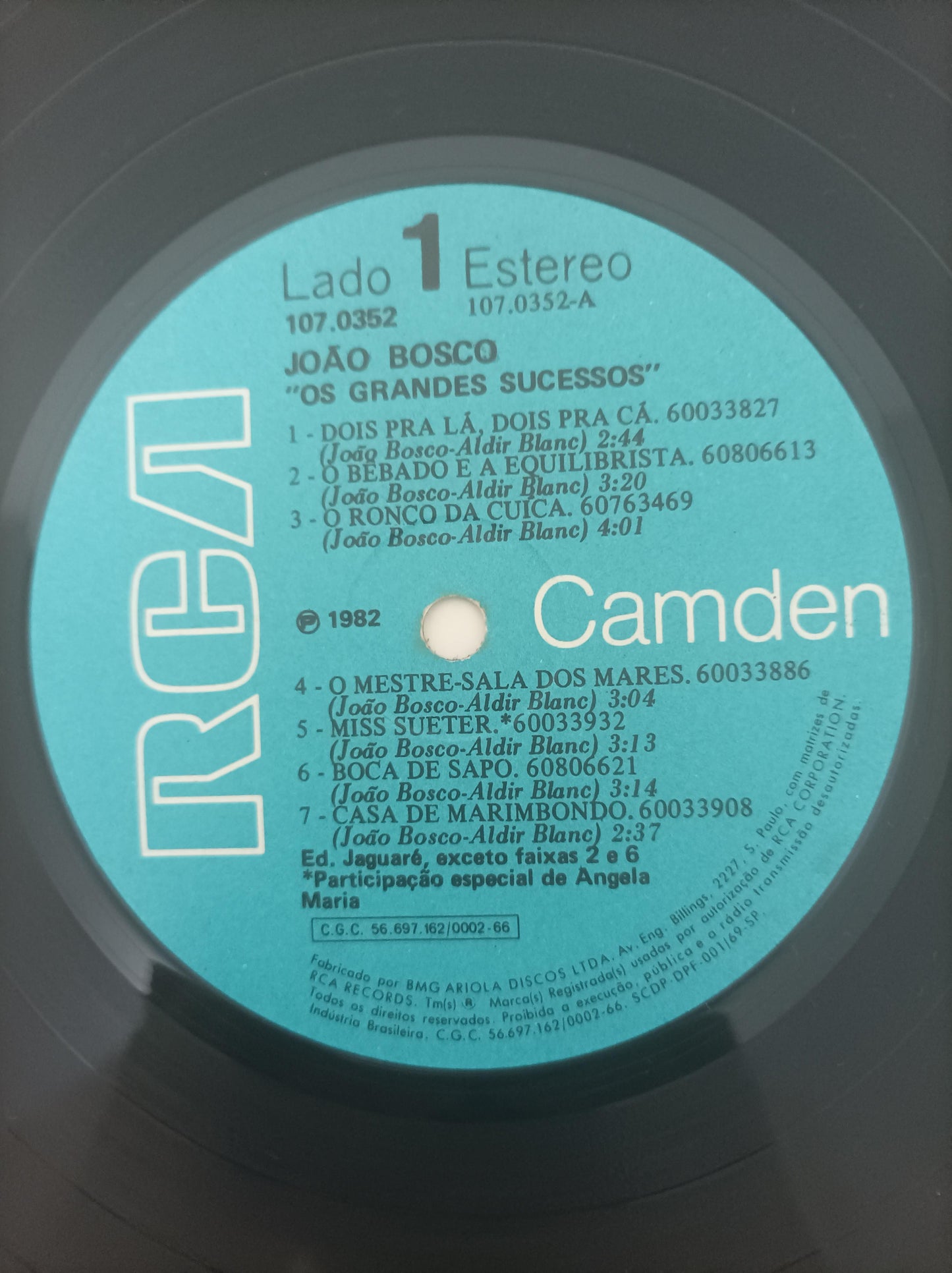 Lp Vinil João Bosco Os Grandes Sucessos Com Encarte