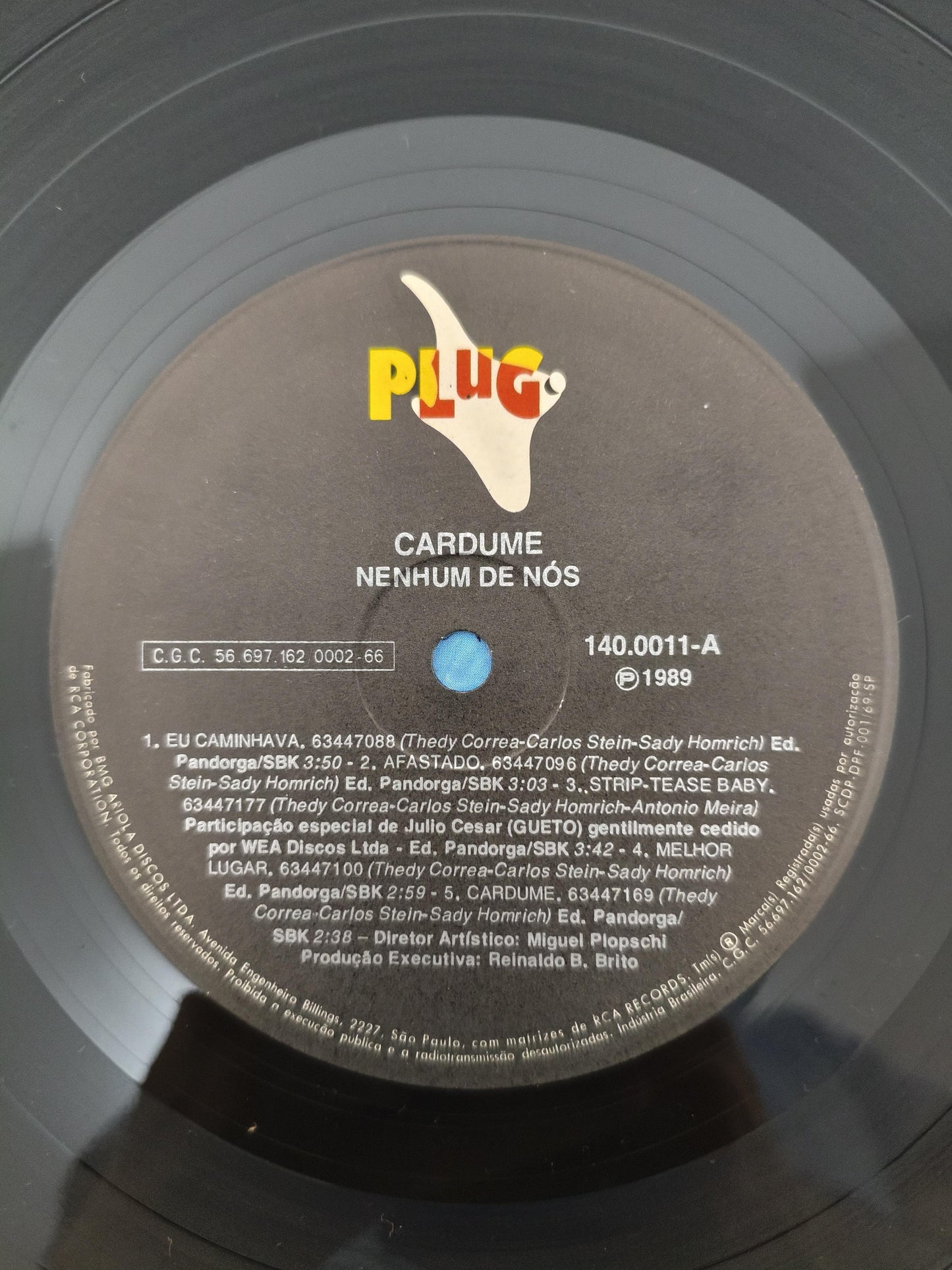 Lp Vinil Nenhum De Nós Cardume Com Encarte