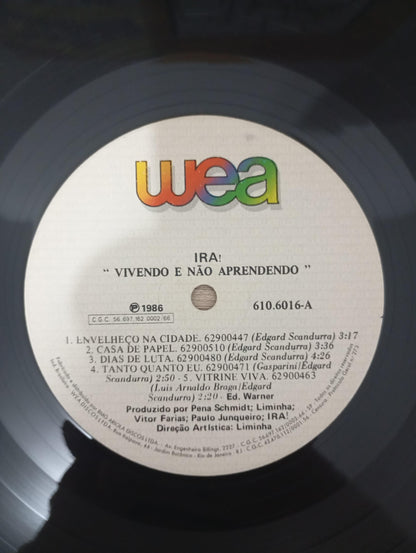 Lp Vinil Ira! Vivendo E Não Aprendendo