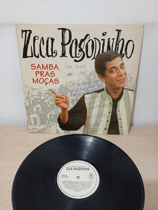 Lp Vinil Zeca Pagodinho Samba Pras Moças