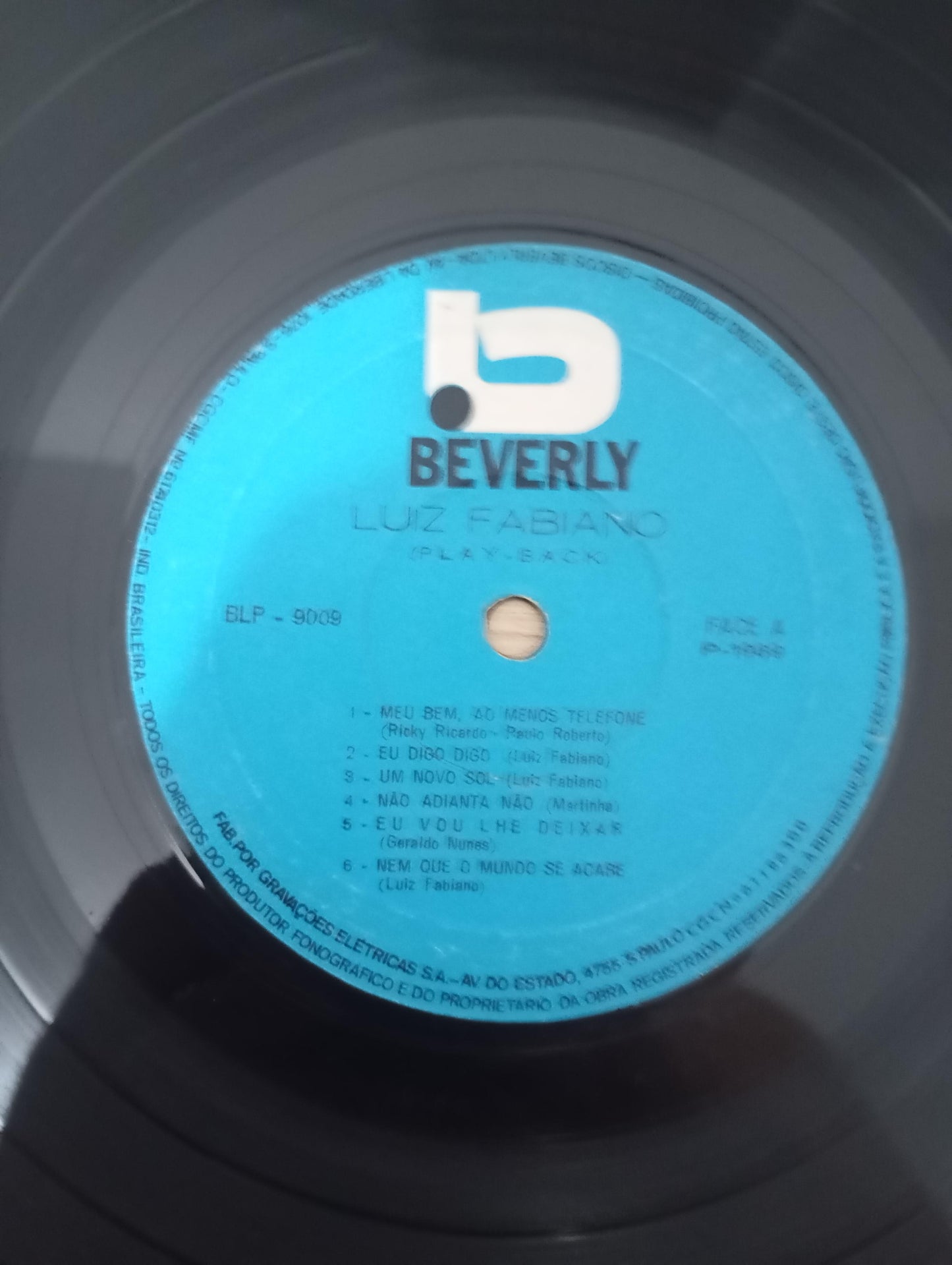 Lp Vinil Luiz Fabiano Meu Bem, Ao Menos Telefone Duplo