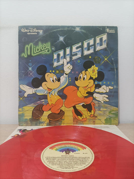 Lp Vinil Mickey Mouse Disco Com Encarte