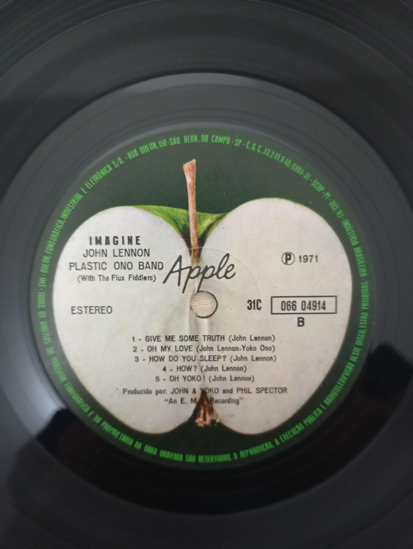 Disco Vinil Imagine John Lennon Com Encarte A