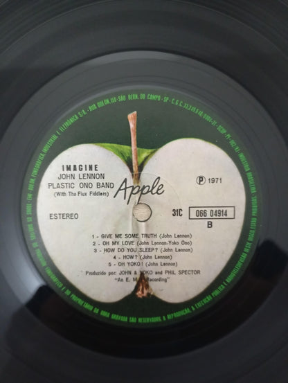 Disco Vinil Imagine John Lennon Com Encarte A