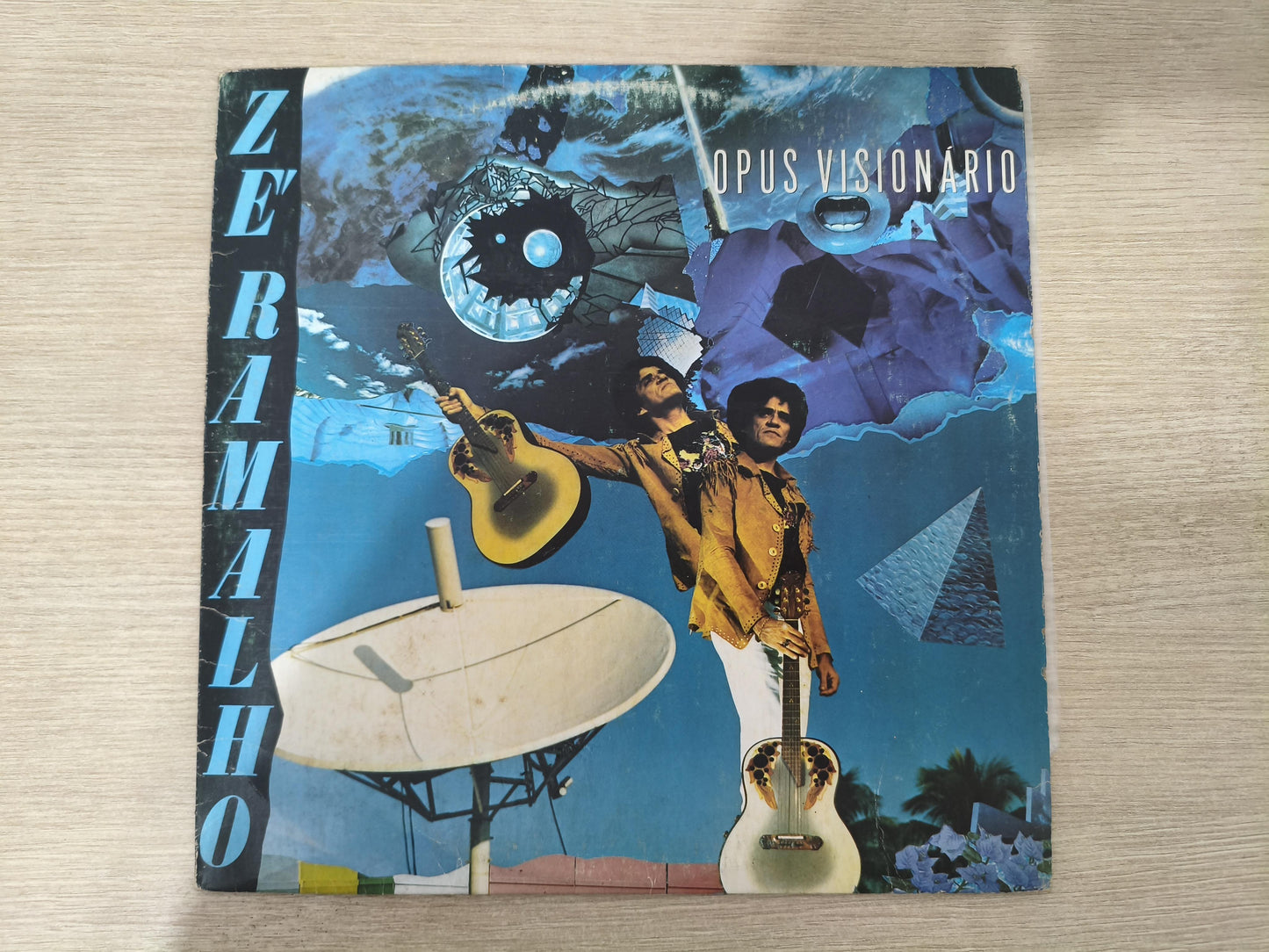 Lp Vinil Zé Ramalho Opus Visionário Com Encarte