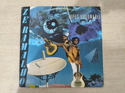 Lp Vinil Zé Ramalho Opus Visionário Com Encarte