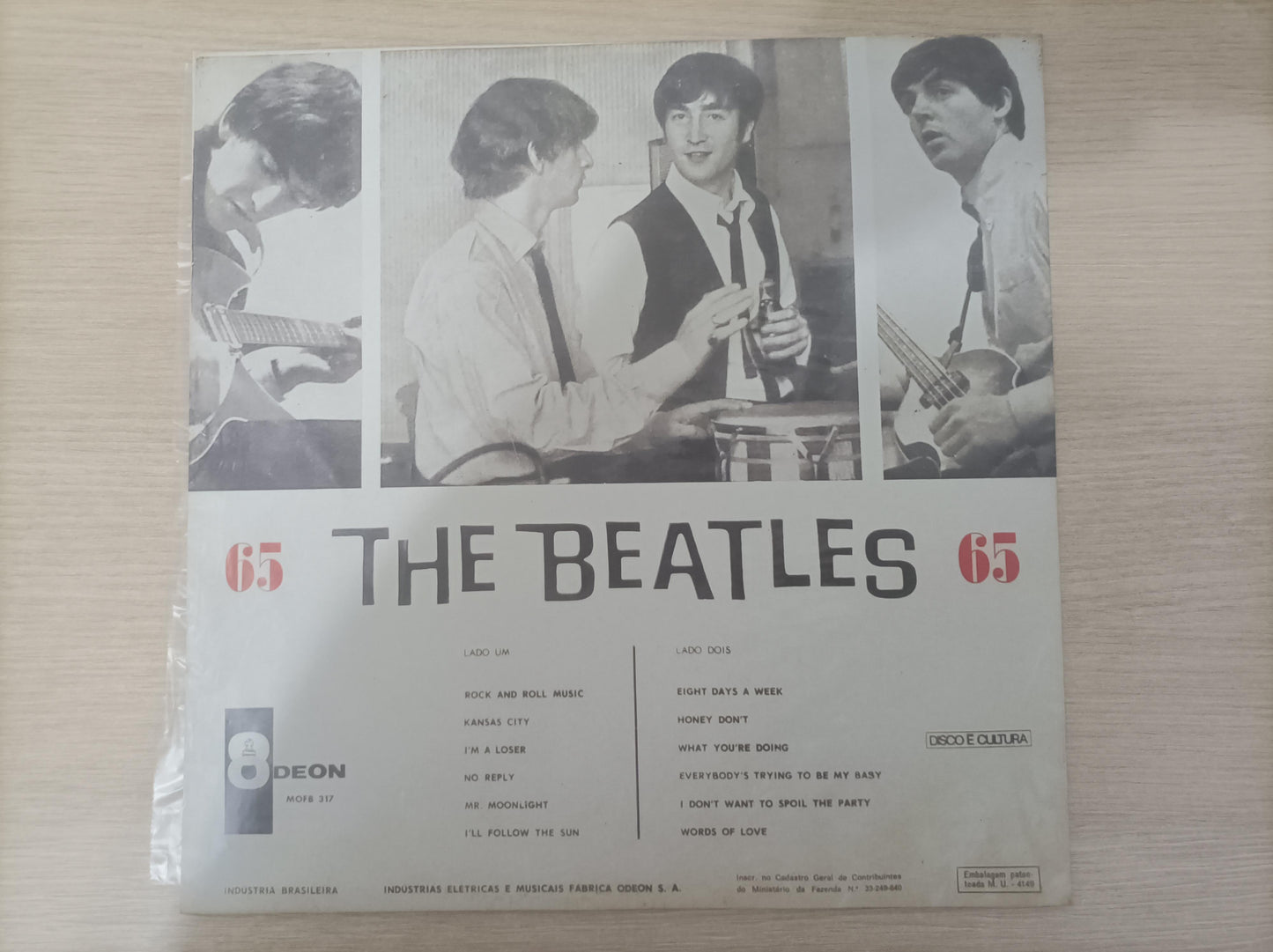 Disco Vinil 65 The Beatles A