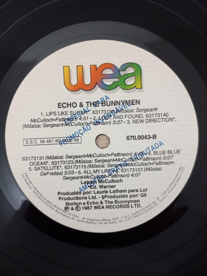 Lp Vinil Echo & The Bunnymen 1987 Com Encarte