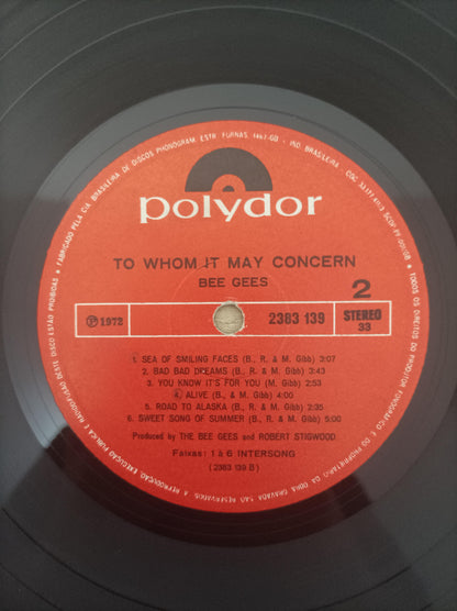 Lp Vinil Bee Gees To Whom It May Concern
