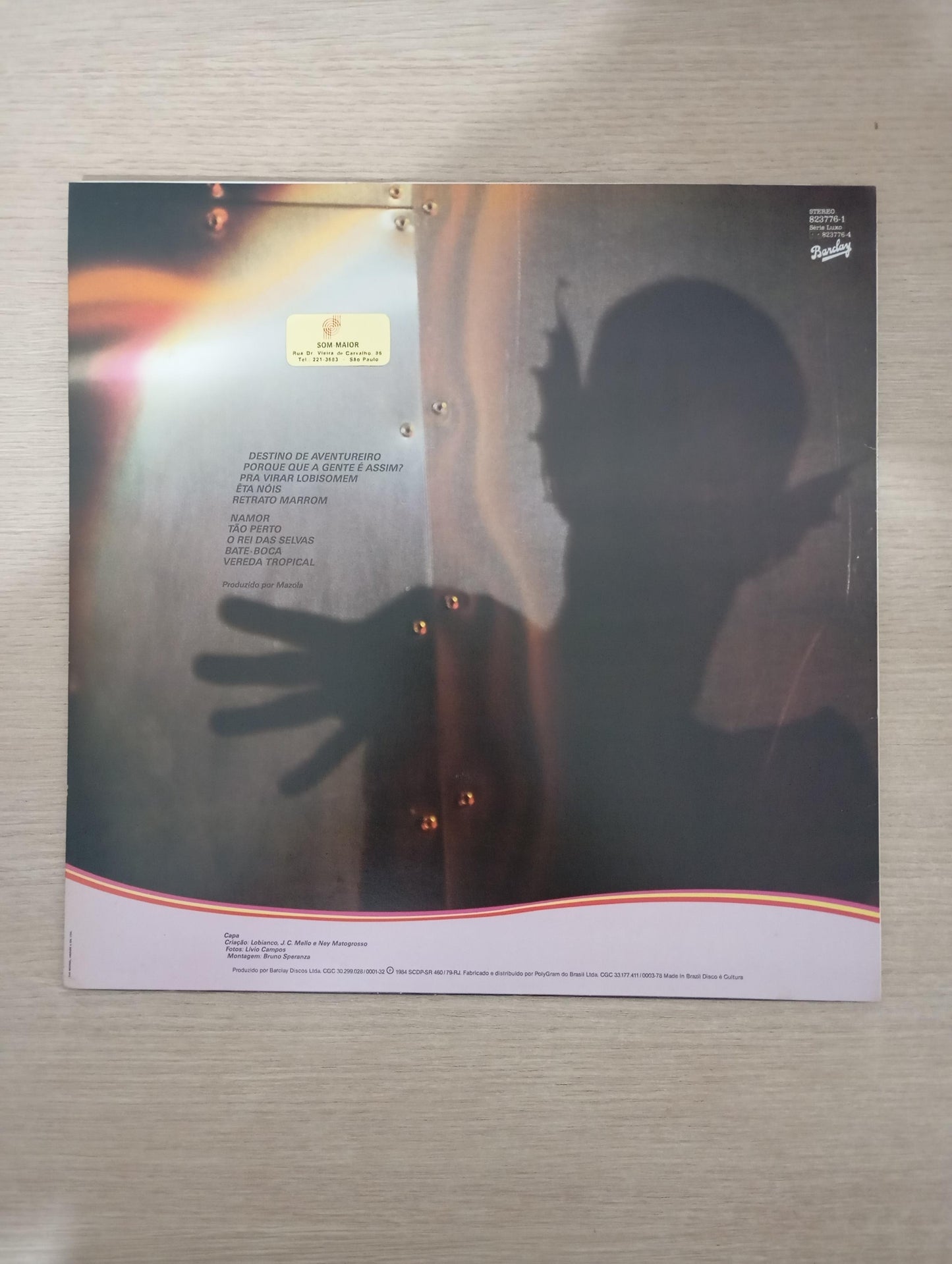 Lp Vinil Ney Matogrosso Destino De Aventureiro Com Encarte