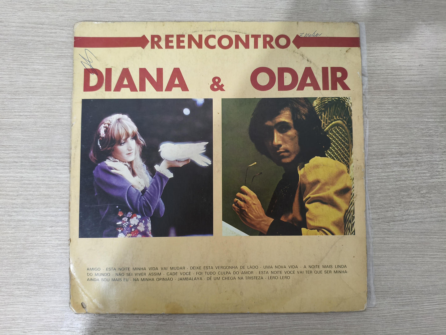 Lp Vinil Odair José & Diana Reencontro