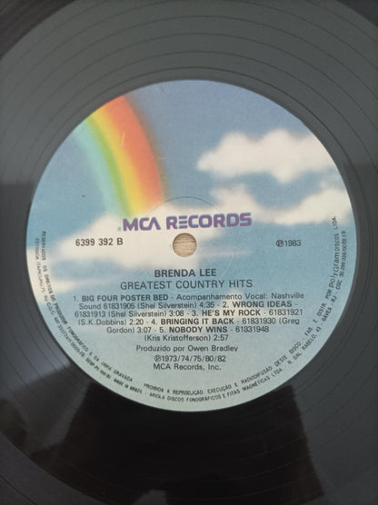 Lp Vinil Brenda Lee Greatest Country Hits