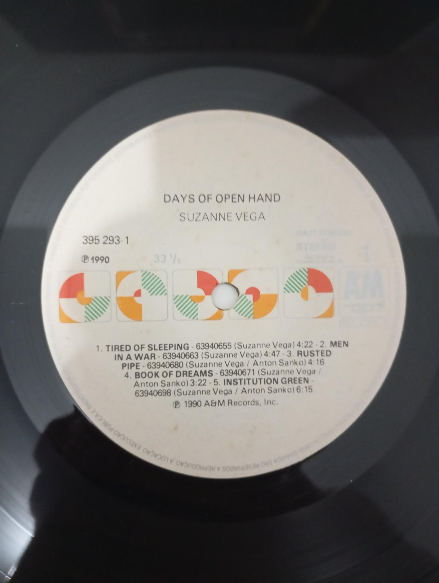 Lp Vinil Suzanne Vega Days Of Open Hand Com Encarte