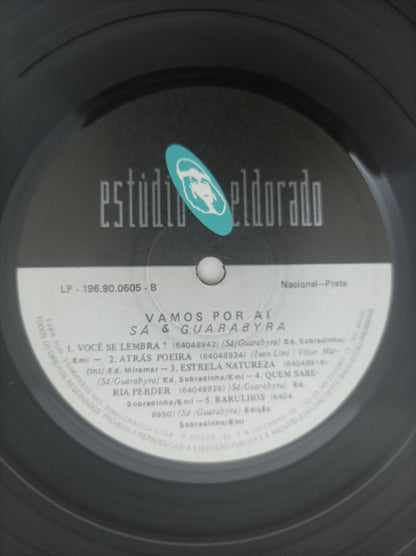 Lp Vinil Sá & Guarabyra Vamos Por Aí Com Encarte