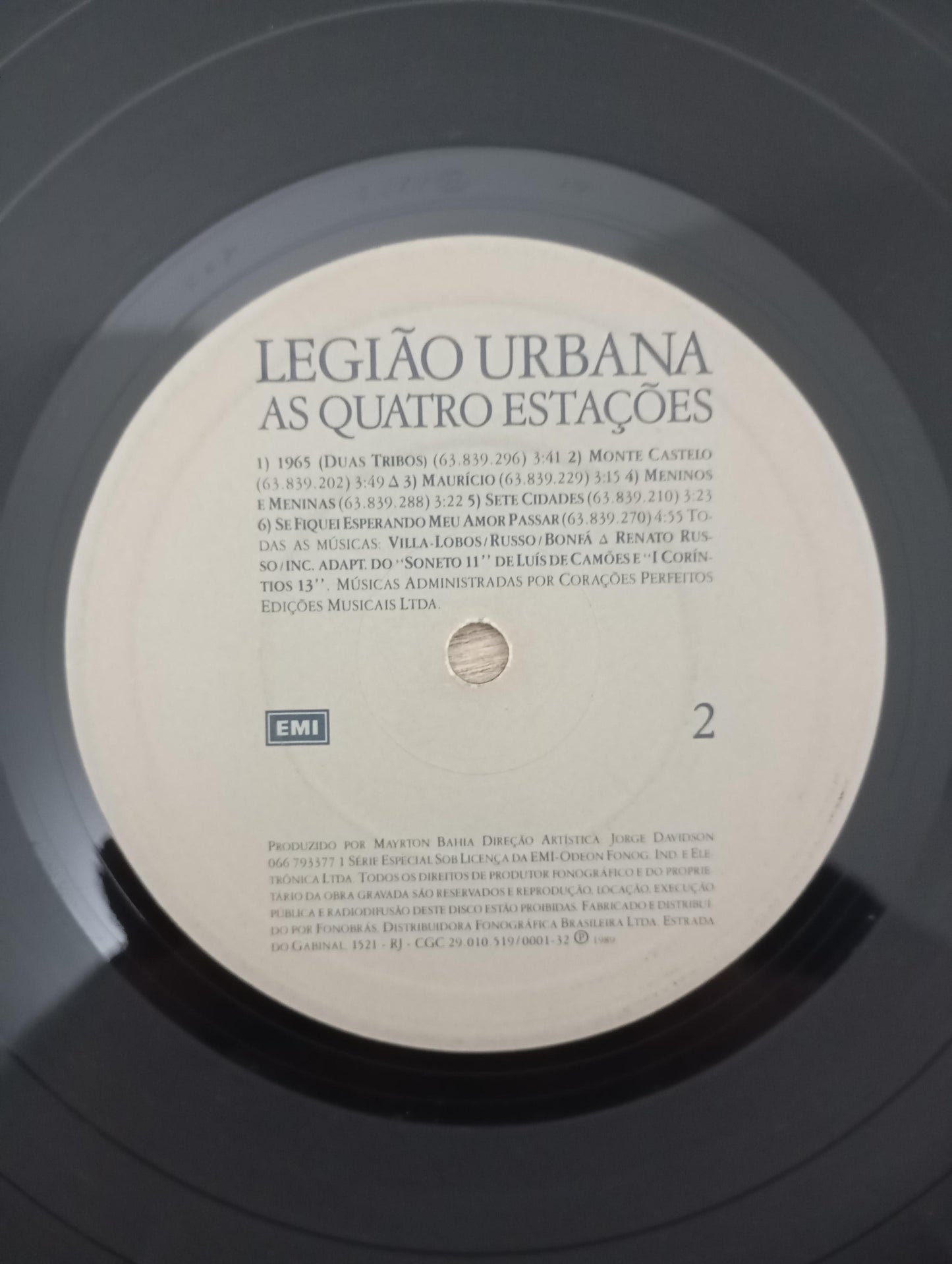 Lp Vinil Legião Urbana As Quatro Estações Com Encarte