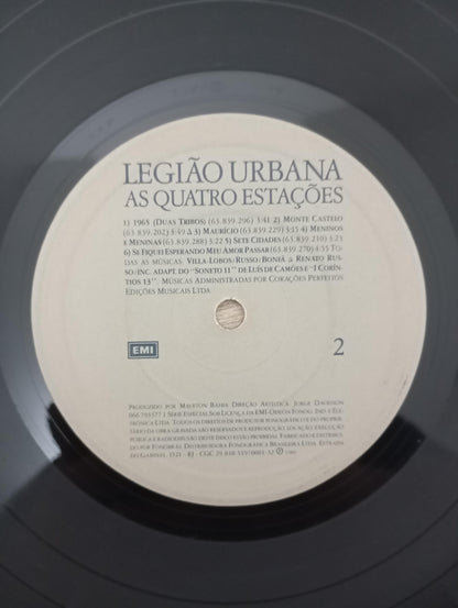 Lp Vinil Legião Urbana As Quatro Estações Com Encarte