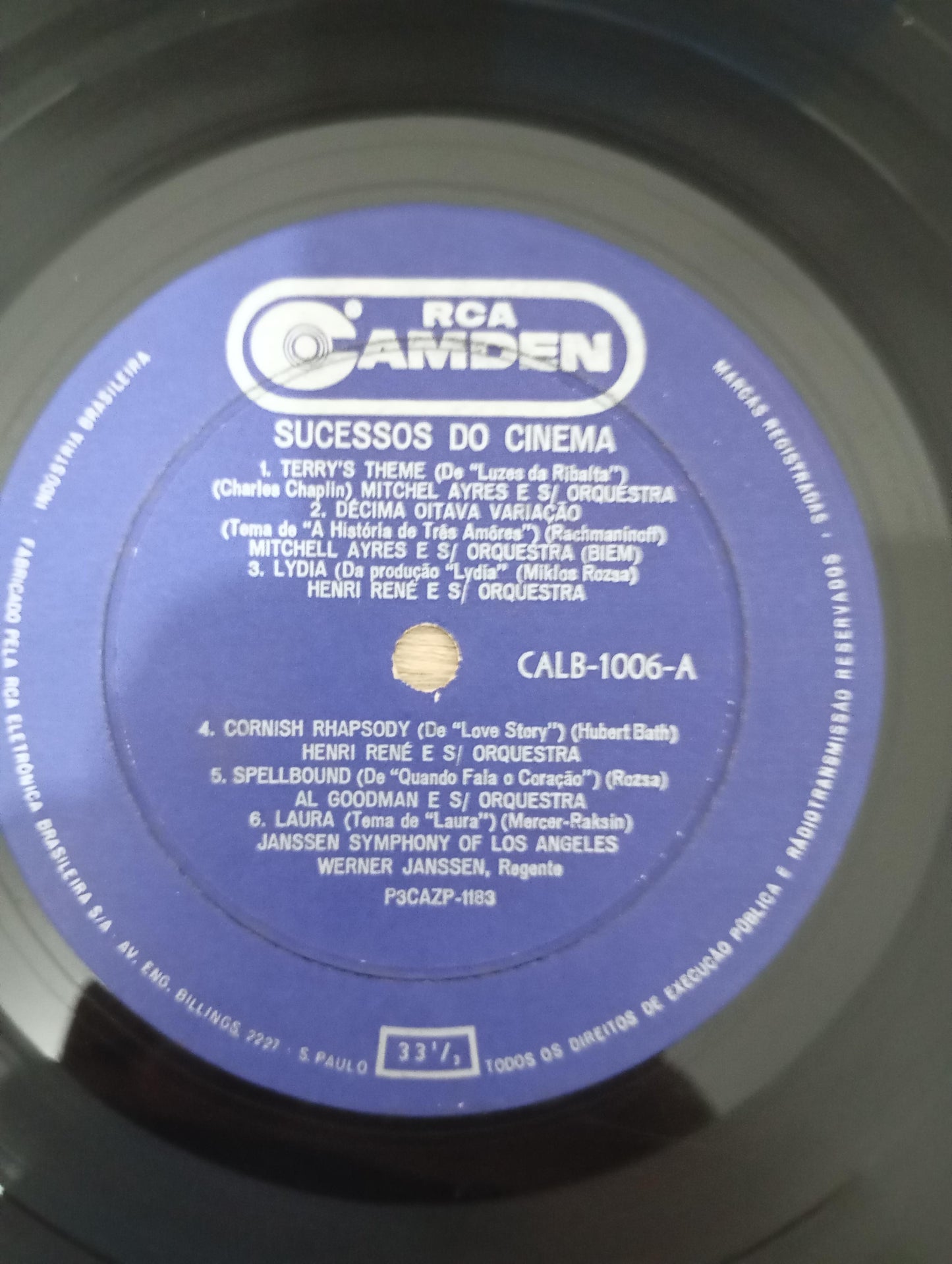 Lp Vinil Sucessos Do Cinema