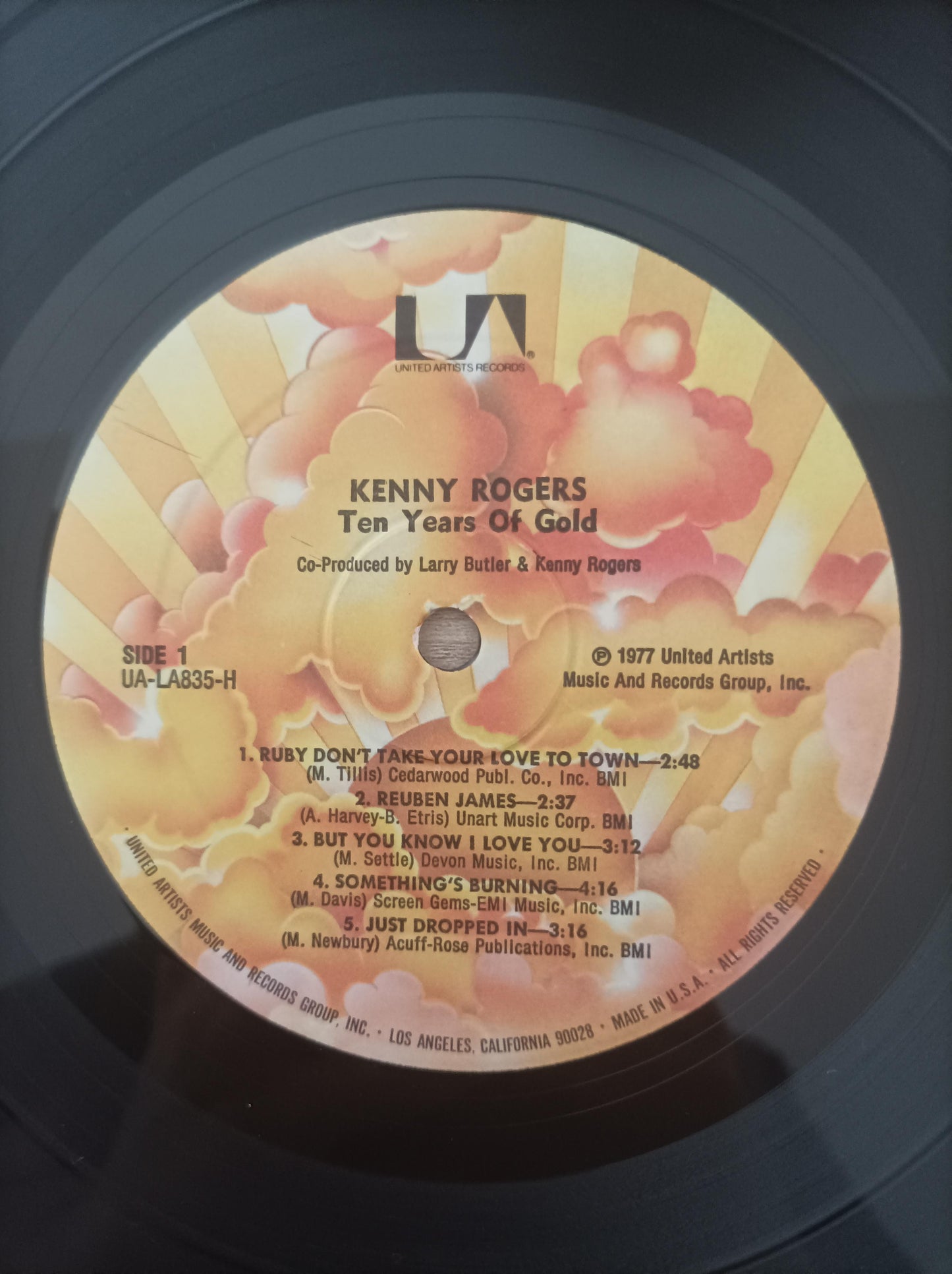 Lp Vinil Kenny Rogers Ten Years Of Gold Importado