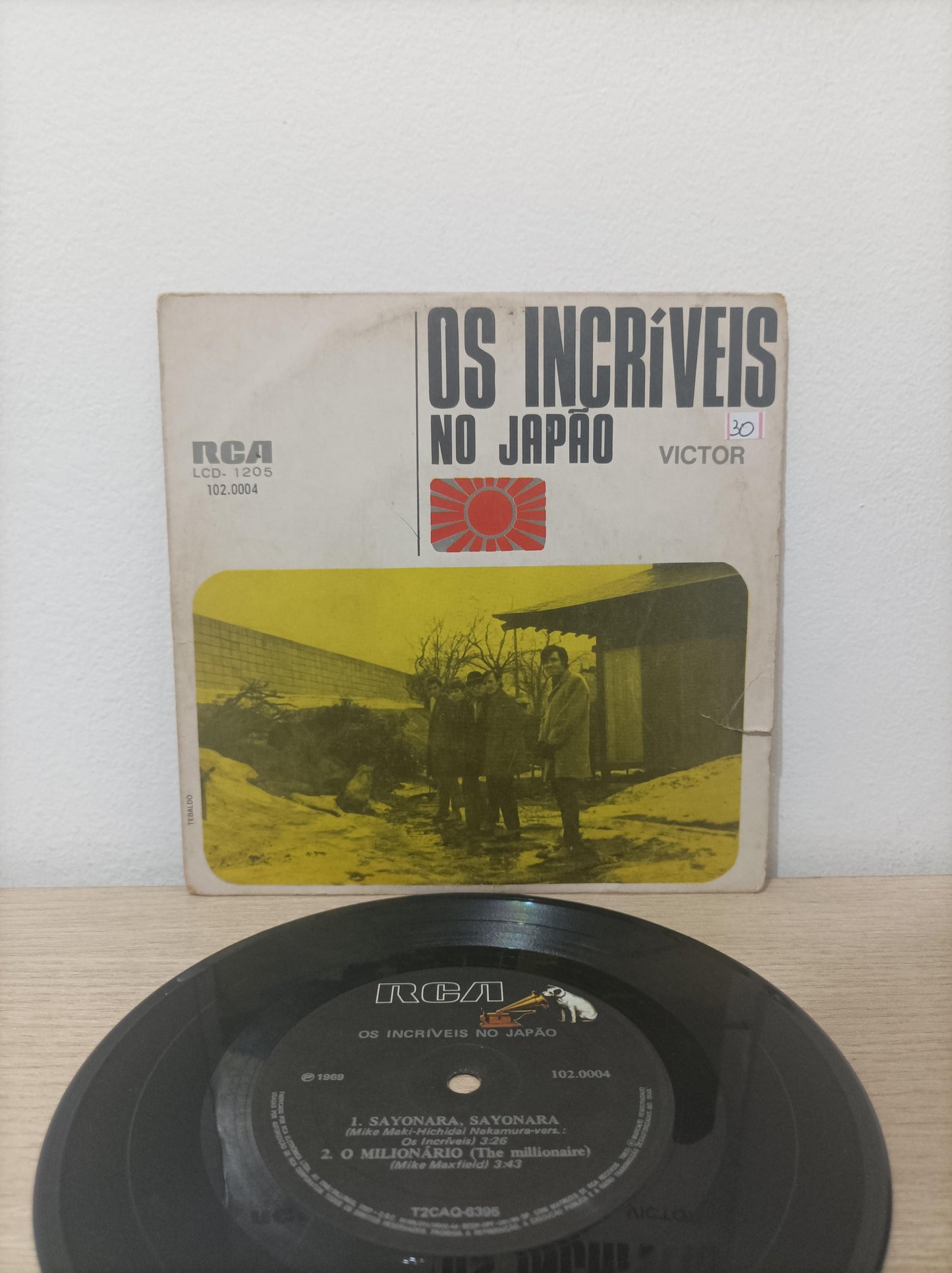 Compacto Vinil Os Incríveis No Japão