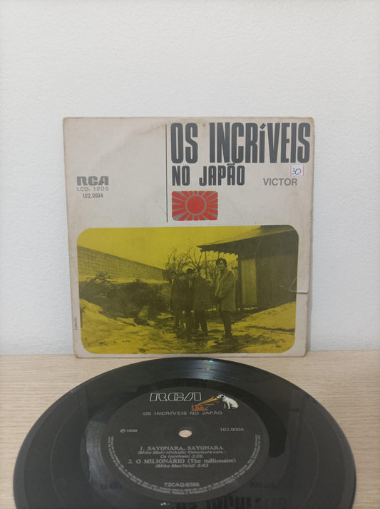 Compacto Vinil Os Incríveis No Japão