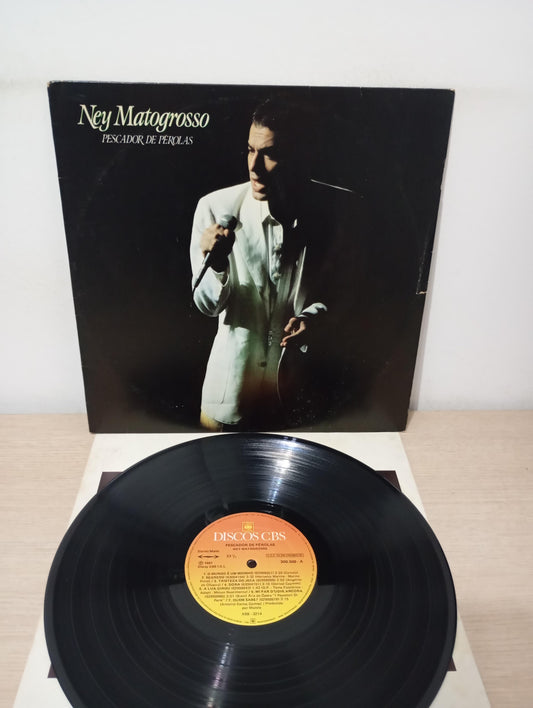 Lp Vinil Ney Matogrosso Pescador De Pérolas Com Encarte