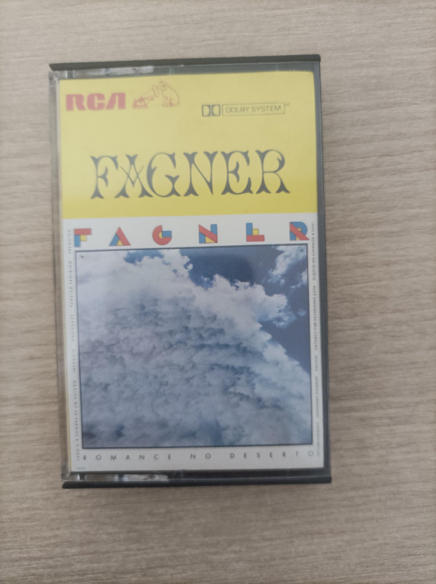 Fita K7 Cassete Raimundo Fagner Romance No Deserto