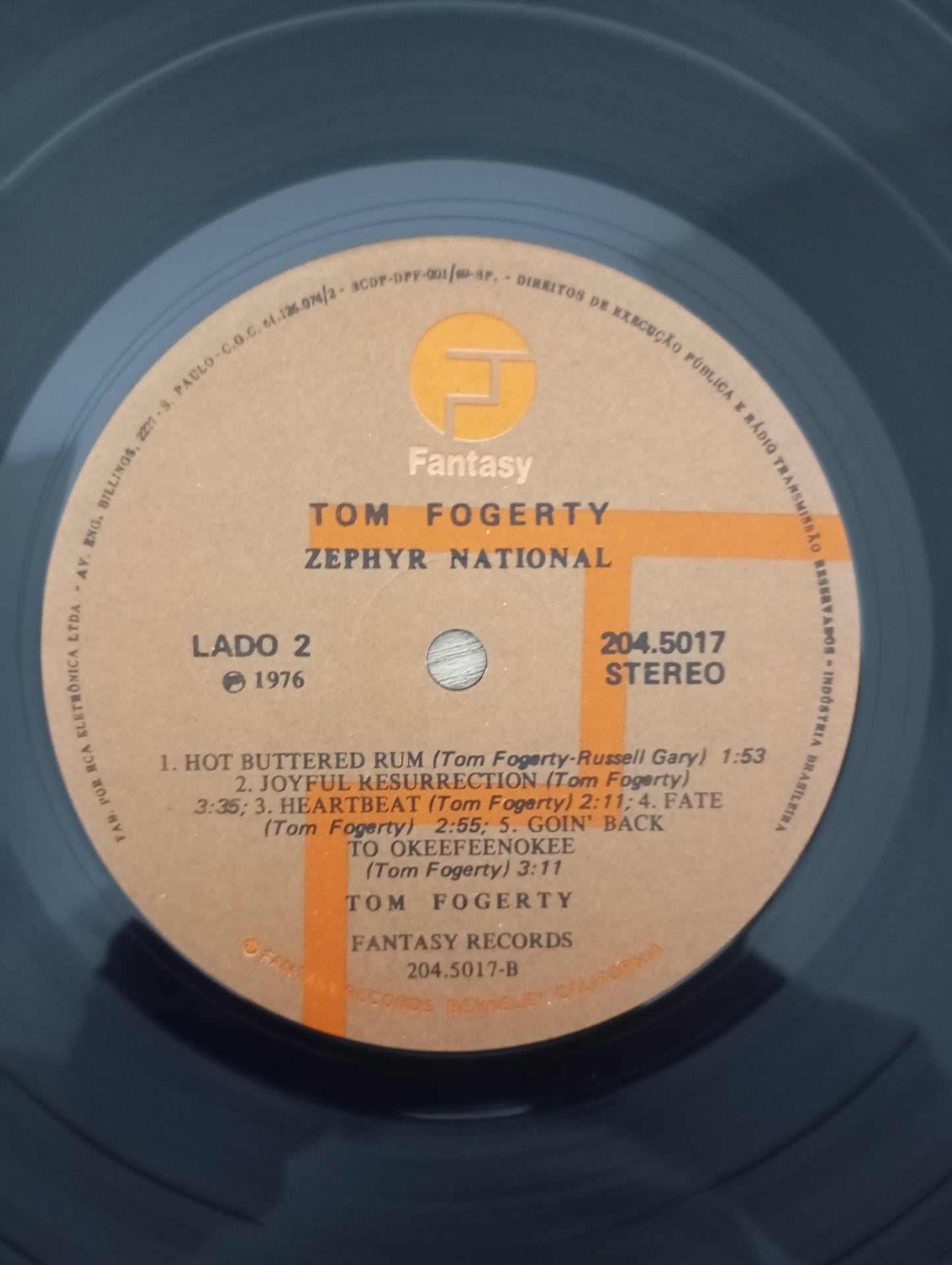 Lp Vinil Tom Fogerty Zephyr National