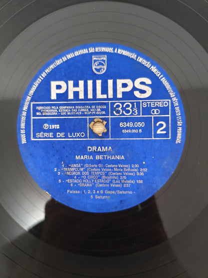 Lp Vinil Maria Bethânia Drama Capa Dupla