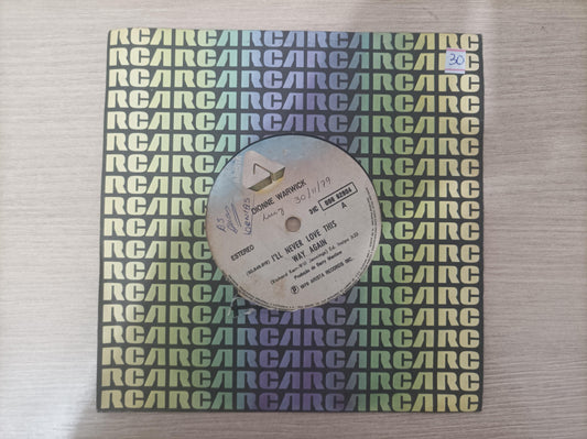 Compacto Vinil Dionne Warwick Never Love This Way Again