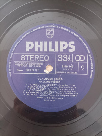 Lp Vinil Caetano Veloso Qualquer Coisa