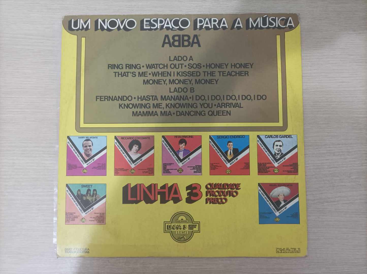Lp Vinil ABBA Disco De Ouro